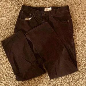 30x30 brown corduroy pants